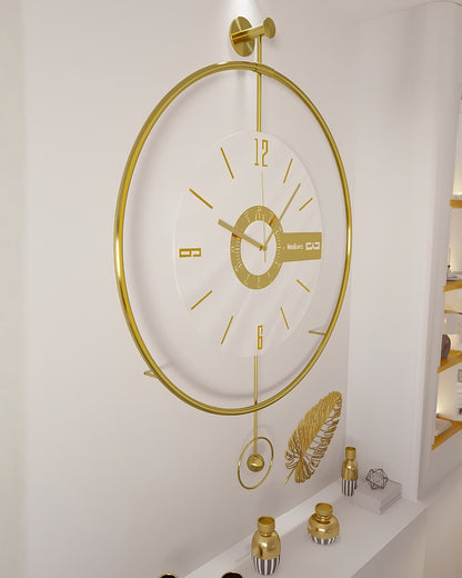 Large Luxury LED Backlit and Silent Non-Ticking Decorative Clock